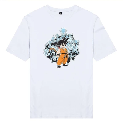 Áo thun ngắn tay unisex Chodole cho cả nam và nữ, chất liệu vải cotton in cotton in hình Dragonball - First Foes