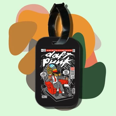 Thẻ hành lý cho túi xách balo du lịch in hình pop culture cartoon series - daft punk (nhiều màu)
