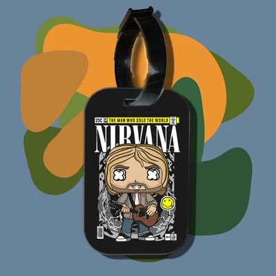 Thẻ hành lý cho túi xách balo du lịch in hình pop culture cartoon series - Nirvana (nhiều màu)