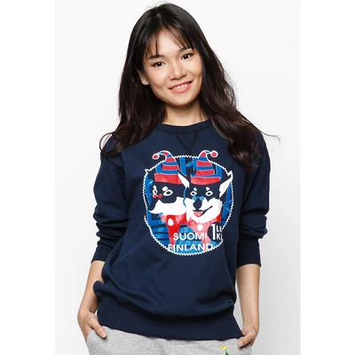 Áo sweater nỉ in hình Pet lover Suomi ( Clearance )