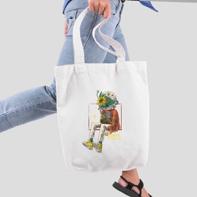 Túi vải tote bag của Chodole chất liệu túi canvas vải bố đẹp in hình độc đáo Summer Space