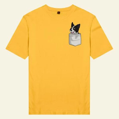 Áo thun unisex cotton in hình Pet lover Peekapoo - Border Colie (nhiều màu)