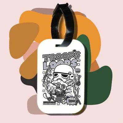 Thẻ hành lý cho túi xách balo du lịch in hình Star wars - Trooper Loops (nhiều màu)
