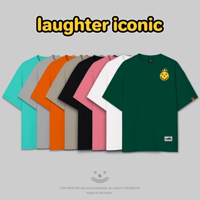 Local brand [The Laughter] - Laughter Iconic Collection T Shirt - Áo Phông Oversized Unisex 100% Cotton 8 màu