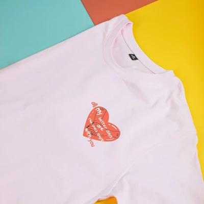 Áo thun tay ngắn unisex Chodole cho cả nam và nữ, chất liệu vải cotton in hình All my better days (nhiều màu)