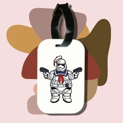 Thẻ hành lý cho túi xách balo du lịch in hình Star wars Marshmallow Trooper (nhiều màu)