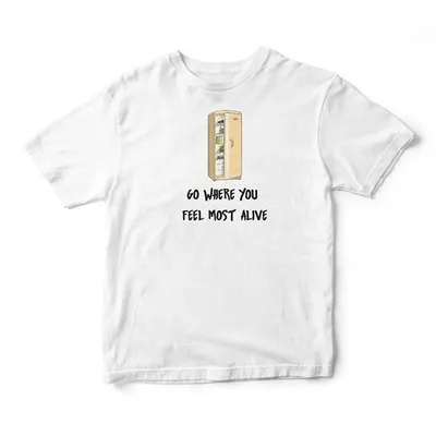 Áo thun ngắn tay unisex Chodole cho cả nam và nữ, chất liệu vải cotton in in hình go where you feel most alive!