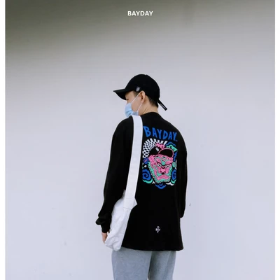 LB57 Áo Sleeve shirt  hổ 2022 local brand oversize