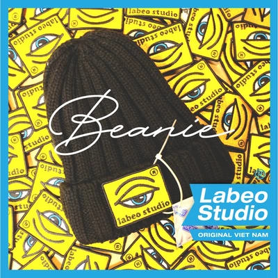 LBA06 Mũ len, beanie logo con mắt, mũ ấm đầu, local brand Labeo