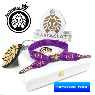 Vòng DZ Positive Vibes purple [Full box + tag]