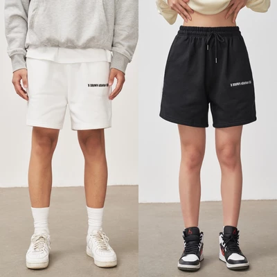 Quần Short nỉ bông Local Brand cao cấp, form rộng unisex nam nữ, thương hiệu B Brown
