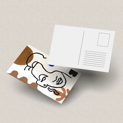 Bộ 10 tấm thiệp postcard Abstract art 2