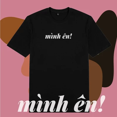 Áo thun tay ngắn unisex Chodole cho cả nam và nữ, chất liệu vải cotton in chữ ngôn ngữ Saigon Mình ên (nhiều màu)