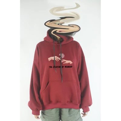 Áo hoodie unisex chodole chất liệu hoodie nỉ, đẹp form rộng cho cả nam và nữ in hình độc đáo The creation of brohood