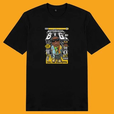 Áo thun unisex cotton áo nam áo nữ in hình pop culture cartoon series - Hip Hop Legends BIG (nhiều màu)