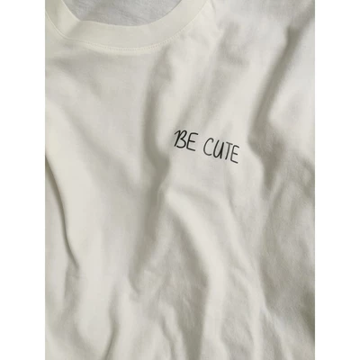 Áo thun tay ngắn unisex Chodole cho cả nam và nữ, chất liệu vải cotton in hình Be Cute
