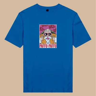 Áo thun ngắn tay unisex Chodole cho cả nam và nữ, chất liệu vải cotton in cotton in hình Dragonball - Quy lão tiên sinh
