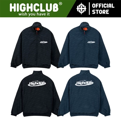 Áo Khoác GOTHIC ĐEN/XÁM pattern Unisex Nam/Nữ Dù 2 Lớp - HIGHCLUB Brand Chính Hãng