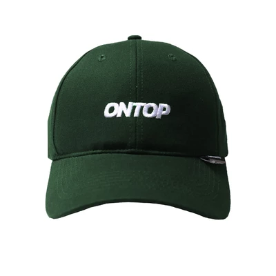 Mũ lưỡi trai nam nữ local brand ONTOP đen xanh thêu chữ form mềm Basic Cap | O-CAP01