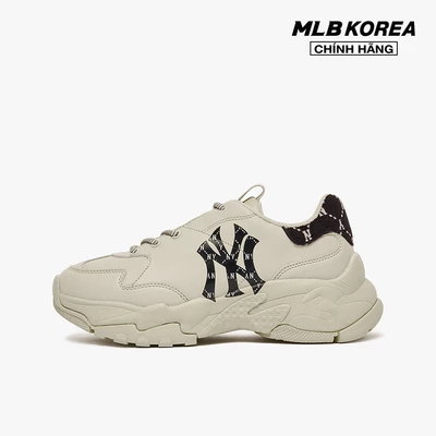 MLB - Giày sneakers unisex cổ thấp Bigball Chunky Monogram_3ASHCM11N-50BKS