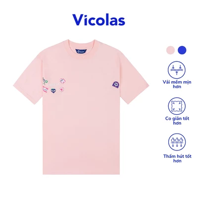 Áo thun unisex cổ tròn Tiny Things Tee vải cotton co giãn thoáng mát - V VICOLAS TINY THINGS TEE