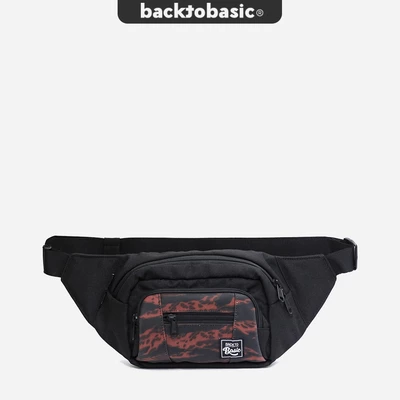Túi bao tử - Túi đeo hông cao cấp Back To Basic - Hippu II Lava chống thấm tốt, 11 ngăn