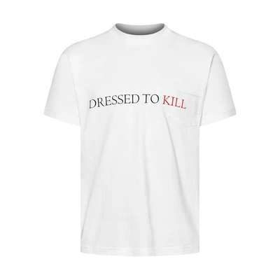 “DRESSED TO KILL” WHITE TEE