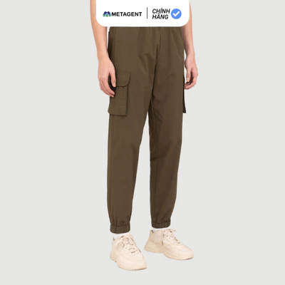 Quần Jogger Khaki Eo Chun nam Metagent MS 22E4031