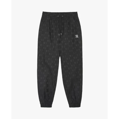 MLB - Quần jogger unisex lưng thun phối họa tiết monogram cá tính_3AWPM0141-50BKS