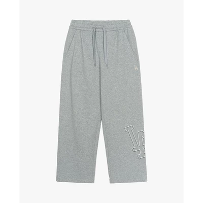MLB - Quần dài unisex ống rộng lưng thun Basic Megalogo_3APTB0344-07MGS