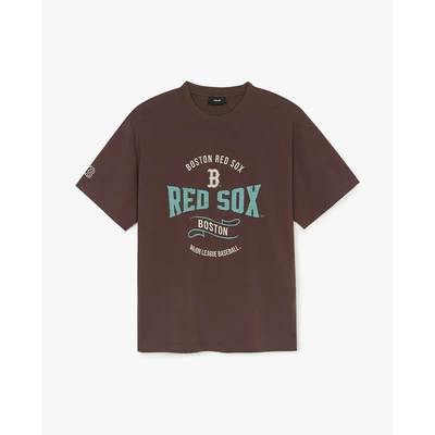 MLB - Áo thun unisex Varsity Vintage Color Graphic Overfit_3ATSV0653-43BRS