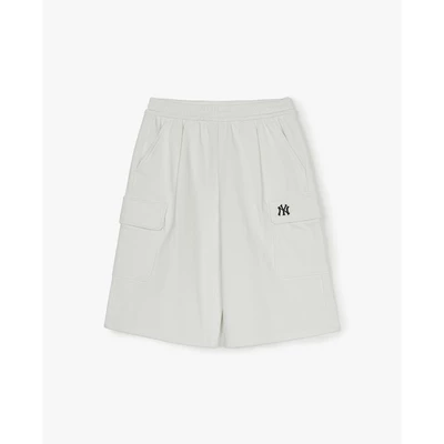 MLB - Quần short unisex ống rộng Basic Small Logo_3ASPB0453-50IVS