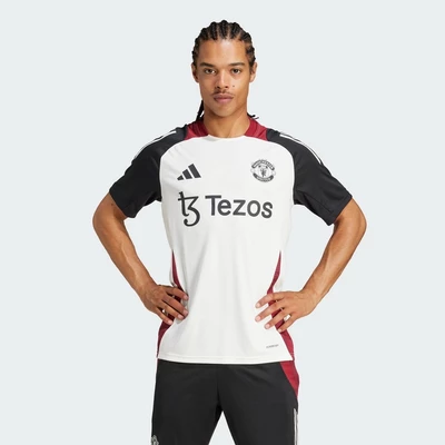 adidas Football Manchester United Tiro 24 Training Jersey Men White JE3726