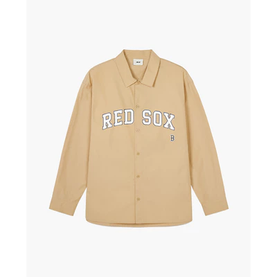 MLB - Áo sơ mi unisex cổ bẻ tay dài Varsity_3AWSV0141-43BGS