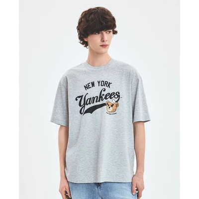 MLB - Áo thun unisex cổ tròn tay ngắn Letter Mega Bear_3ATSE0253-50MGS
