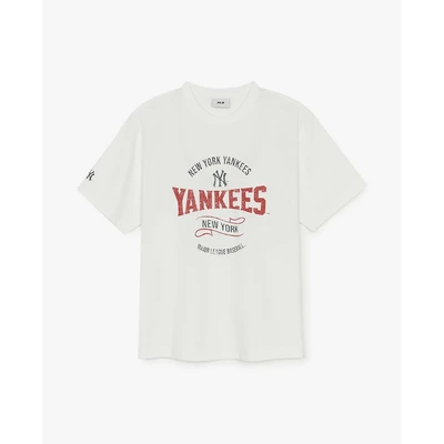 MLB - Áo thun unisex Varsity Vintage Color Graphic Overfit_3ATSV0653-50IVS