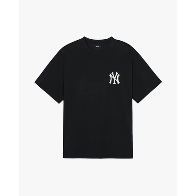 MLB - Áo thun unisex cổ tròn tay ngắn Summer Graphics Star Big Lux_3ATSX0143-50BKS