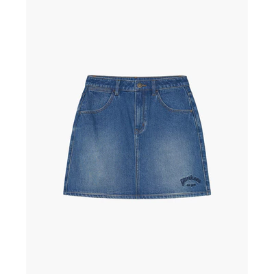 MLB - Chân váy denim phom chữ A mini Varsity Culsive_3FDSV0144-50INS