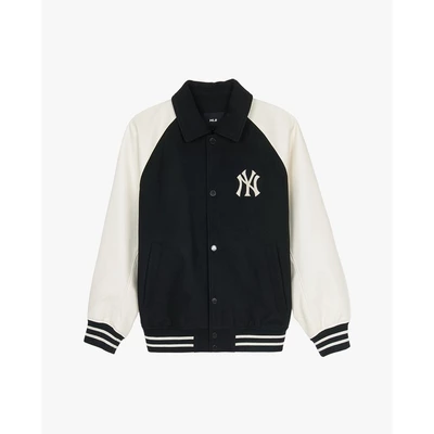 MLB - Áo khoác bóng chày unisex Wool Biglux Varsity_3AJPM1146-50BKS