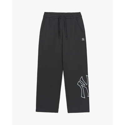 MLB - Quần dài unisex ống rộng lưng thun Basic Megalogo_3APTB0344-50CGS
