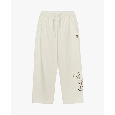 MLB - Quần dài unisex ống rộng lưng thun Basic Megalogo_3APTB0344-43CRS