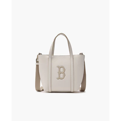 MLB - Túi tote nữ phom hình thang Basic PU_3AORS884N-43CRD