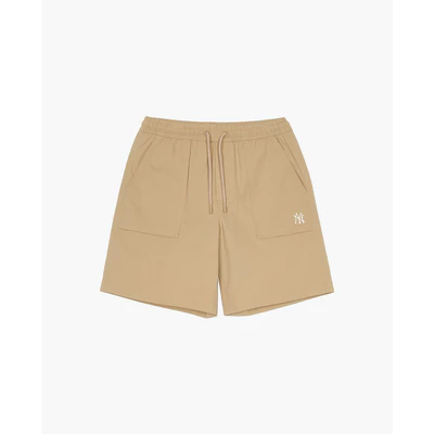 MLB - Quần short ống rộng unisex lưng thun thời trang_3ASMB0253-50BGS