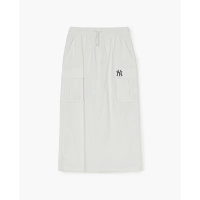 MLB - Chân váy phom suông midi Basic Goffcore Nylon Cargo_3FSKB0253-50IVS