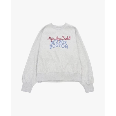 MLB - Áo sweatshirt unisex cổ tròn tay dài in chữ_3FMTV0654-43MGS