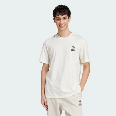 adidas Phong cách sống ÁO THUN ADIDAS STAR WARS THE MANDALORIAN REGULAR FIT HỌA TIẾT GRAPHIC SAU LƯNG Nam trắng JI5715