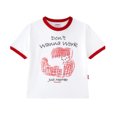 ÁO THUN BABY TEE U2M2 - DONT WANNA WORK