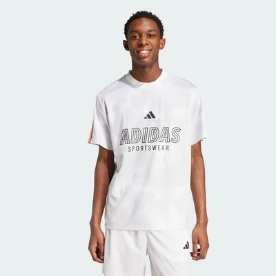 adidas Phong cách sống Áo Thun House of Tiro Nations Pack Nam trắng JC8004