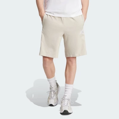 adidas Phong cách sống Quần Short Single Jersey 3 Sọc Essentials 10 Inch Nam Be JE6413