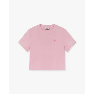 MLB - Áo croptop nữ cổ tròn tay ngắn Summer Vintage_3FTSX0253-50PKM